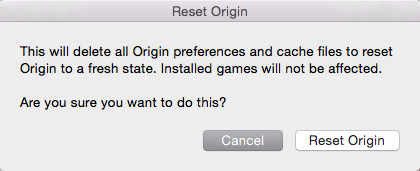 reset origin on mac